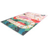 Tapis enfant en coton recyclé lavable en machine Snaky