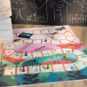 Tapis enfant en coton recyclé lavable en machine Snaky