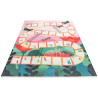 Tapis enfant en coton recyclé lavable en machine Snaky