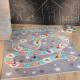 Tapis enfant en coton recyclé lavable en machine Kiddy