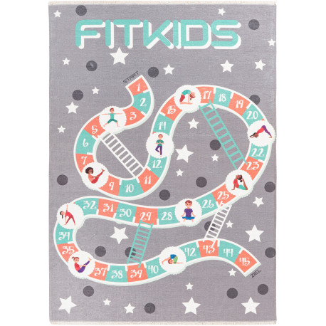 Tapis enfant en coton recyclé lavable en machine Kiddy