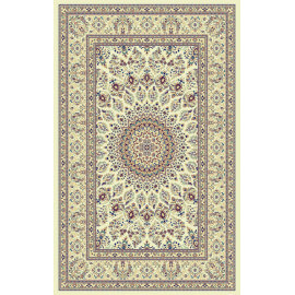 Tapis style orient crème rectangulaire Bizerte