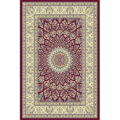 Tapis style orient rouge rectangulaire Bizerte