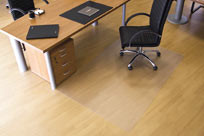 Tapis de protection parquet, en polycarbonate