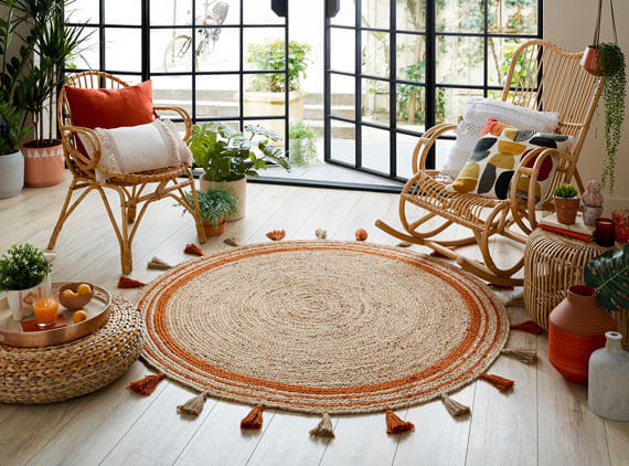 Tapis en jute Istanbul