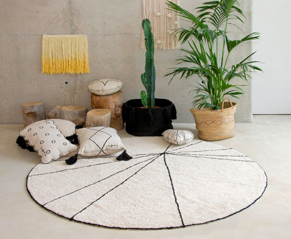 tapis rond