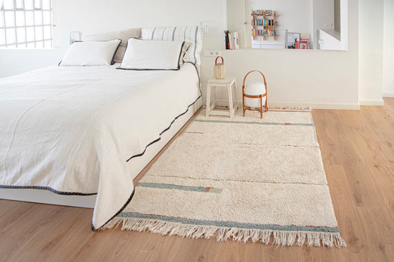 Tapis de chambre enfant en coton Lanes