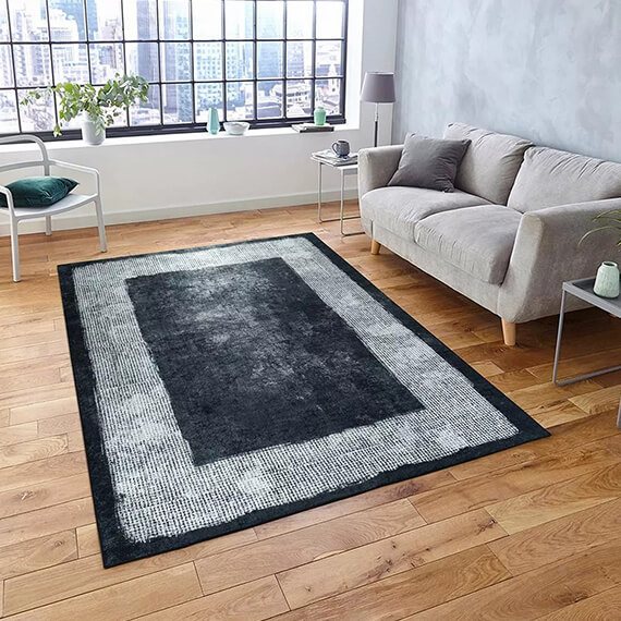 Tapis moderne lavable en machine Jorge