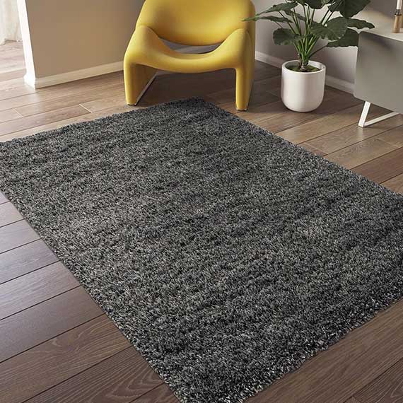 Tapis shaggy uni rectangle Judith Gap