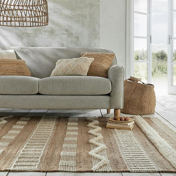 Tapis naturel en jute Medina