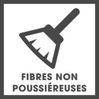 Fibres du tapis non poussièreuses