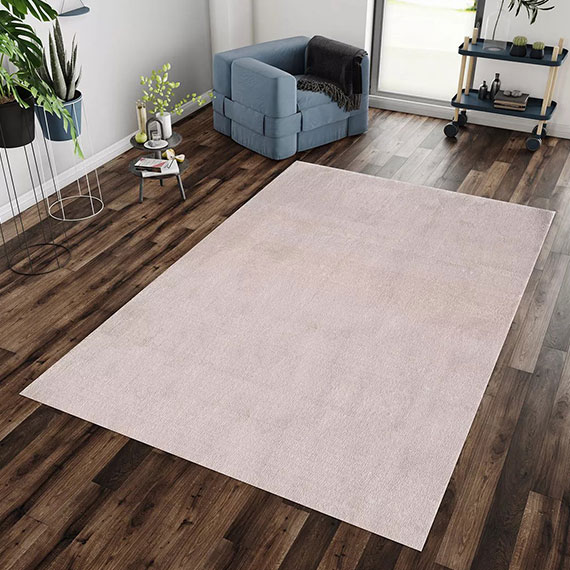 Tapis uni lavable en machine paola