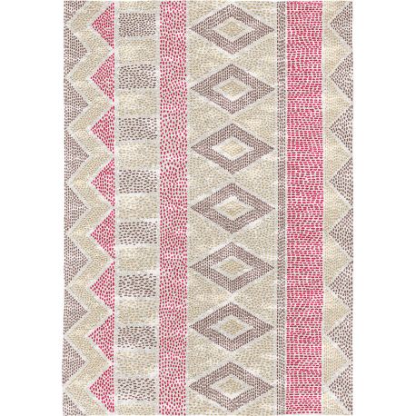 Tapis multicolore abstrait moderne plat Canek
