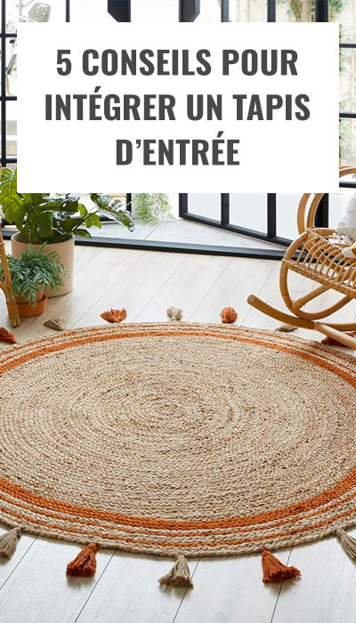 Tapis d'entrée motif Home